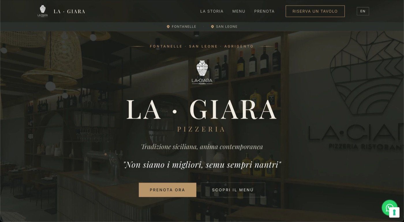 Anteprima sito La Giara Pizzeria